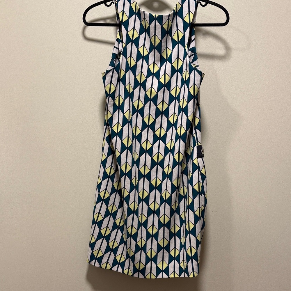 RACHEL Rachel Roy Geometric Zip-Front Dress M - Picture 4 of 5
